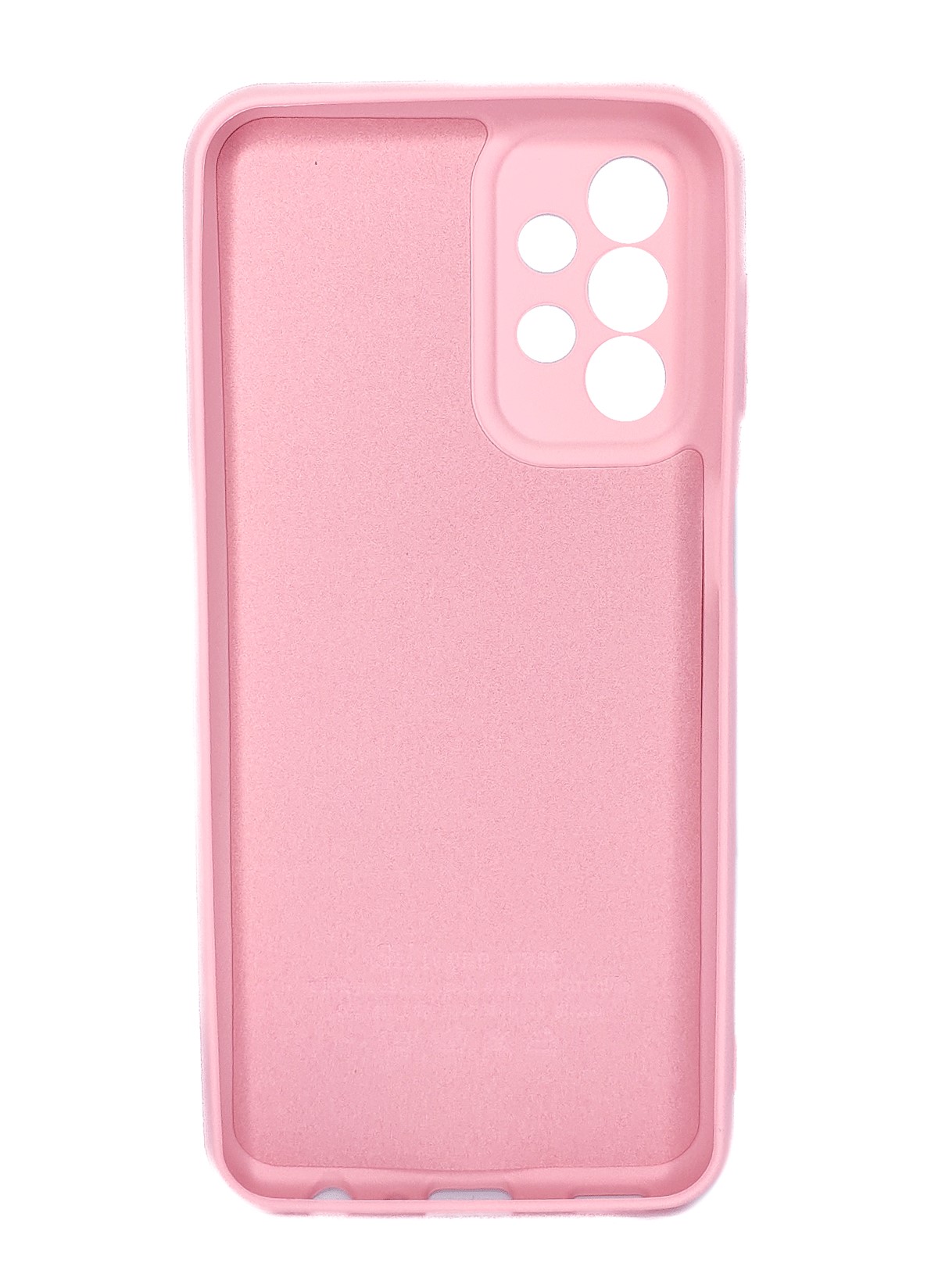 Protectores para celular  para Samsung  A23 Funda de silicona con felpa Rosa
